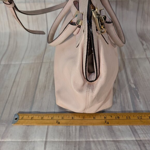 Kate Spade New York Pink Rivas Street Bilson Top Trim Leather Satchel Handbag - Picture 15 of 16